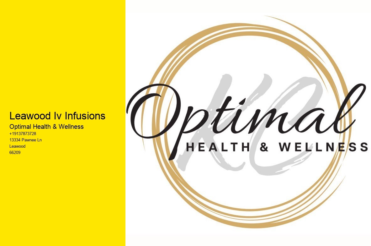 Leawood Iv Infusions Optimal Health & Wellness Leawood Iv Infusions
