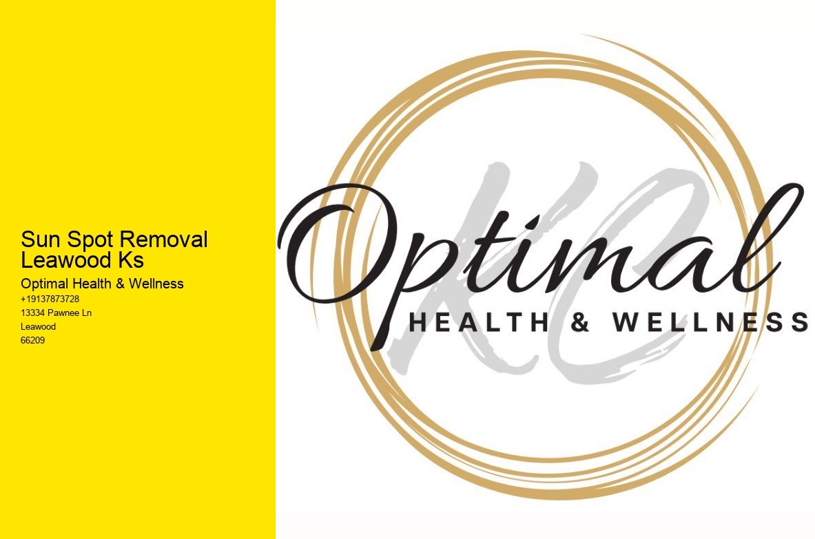 Sun Spot Removal Leawood Ks Optimal Health & Wellness Sun Spot Removal Leawood Ks